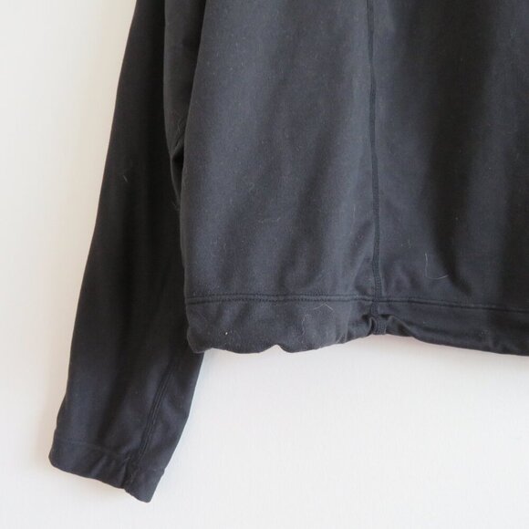 SWEATY BETTY After Class Organic Cotton Sweatshirt in Black Gym Lounge - Size S - Picture 5 of 14